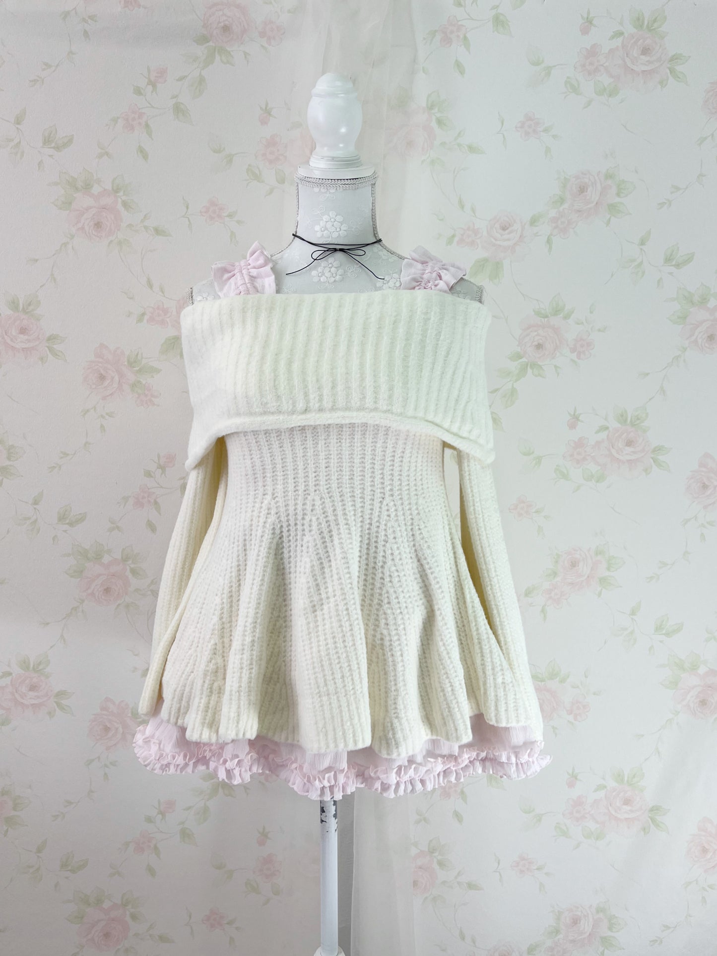 Olive des Olive Ruffled Strap Camisole Tunic (Pink)