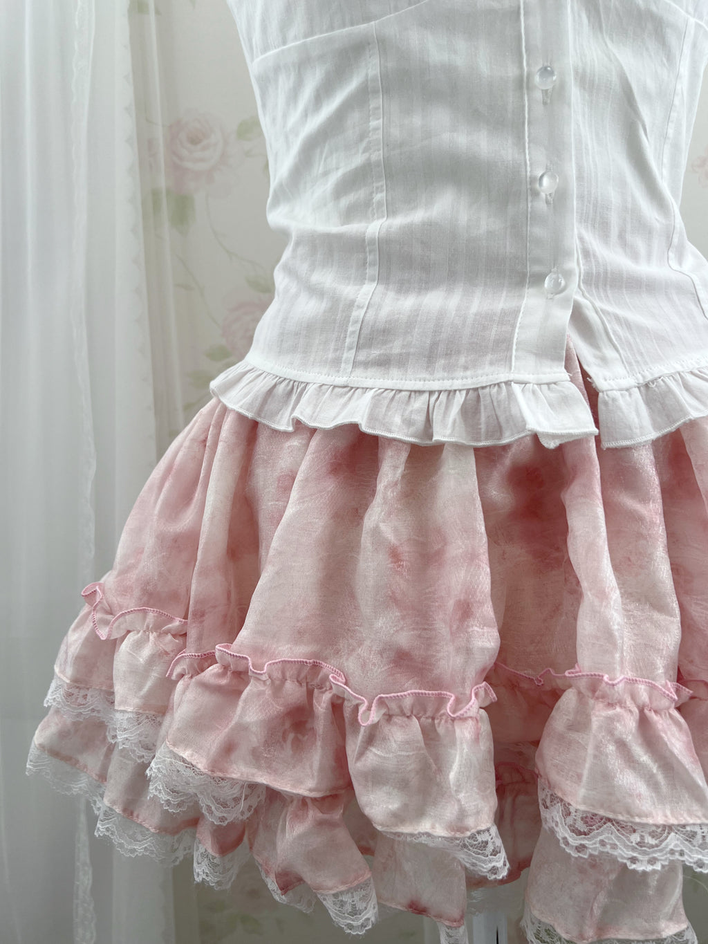 Cotton Princess Blouse (White)