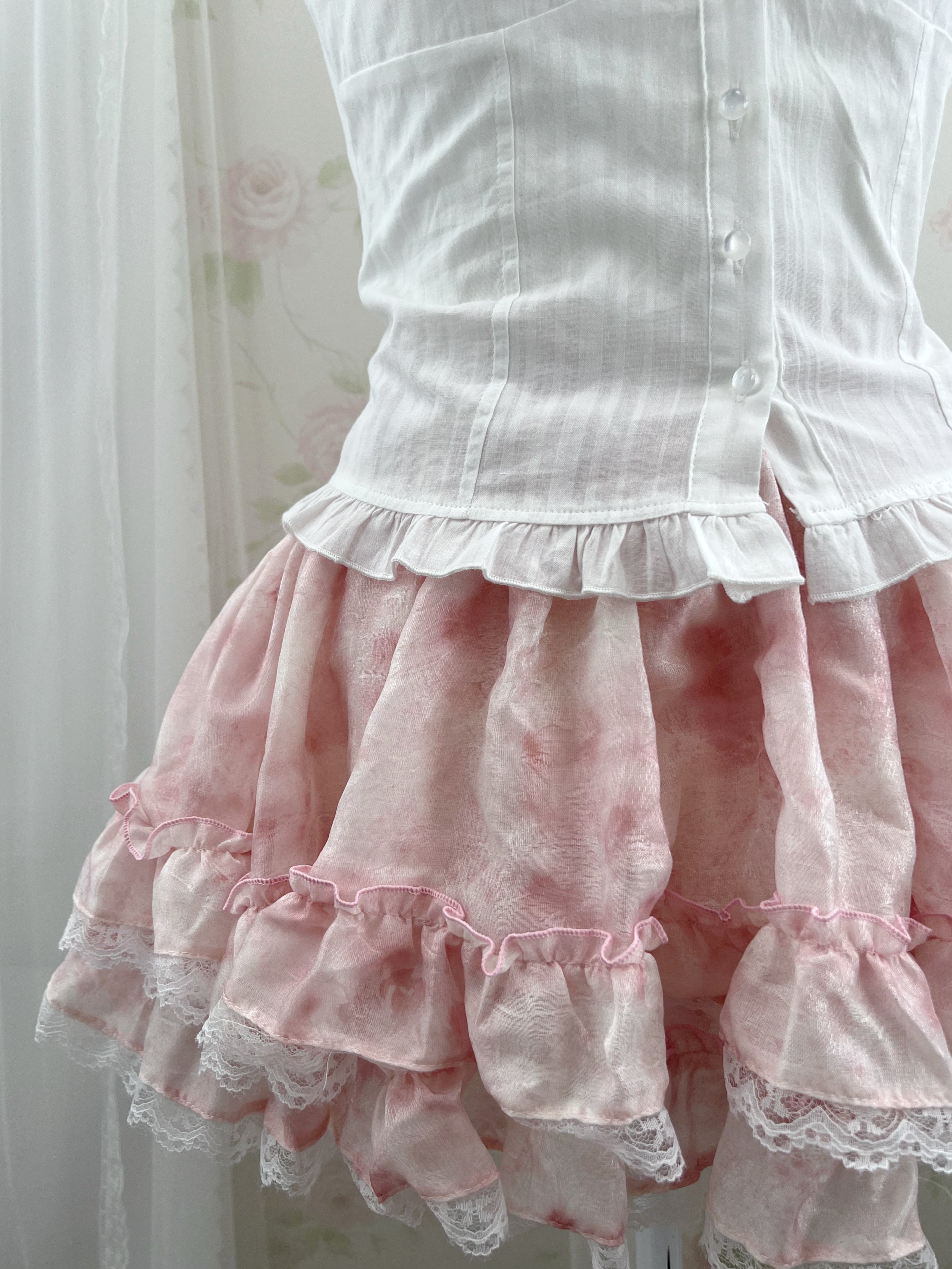 Cotton Princess Blouse (White)
