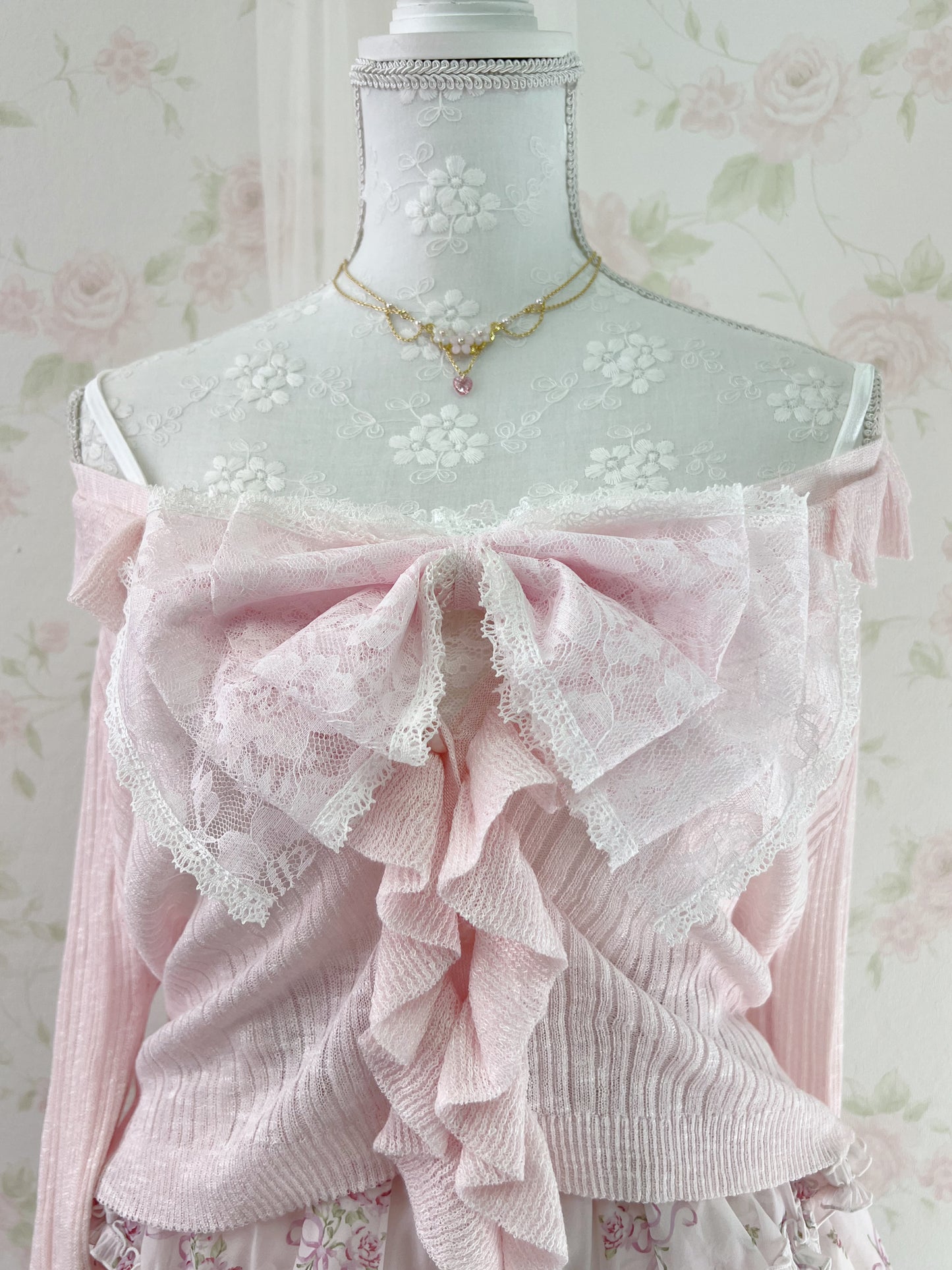 Kirallum Tokyo Kirakira Flower Prism Heart Necklace