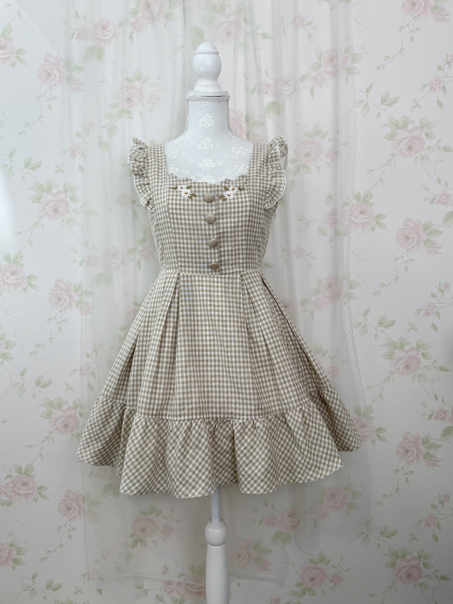 LIZ LISA Back Triple Bow Jumper Dress