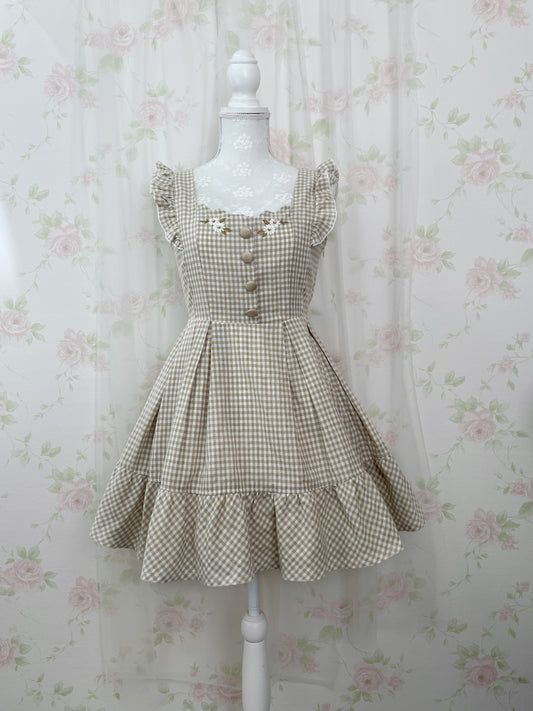 LIZ LISA Back Triple Bow Jumper Dress