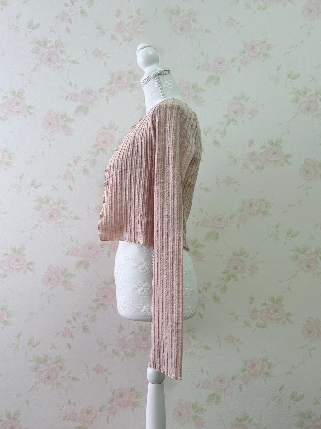 Shoujo Camisole Set Cardigan (Pink)