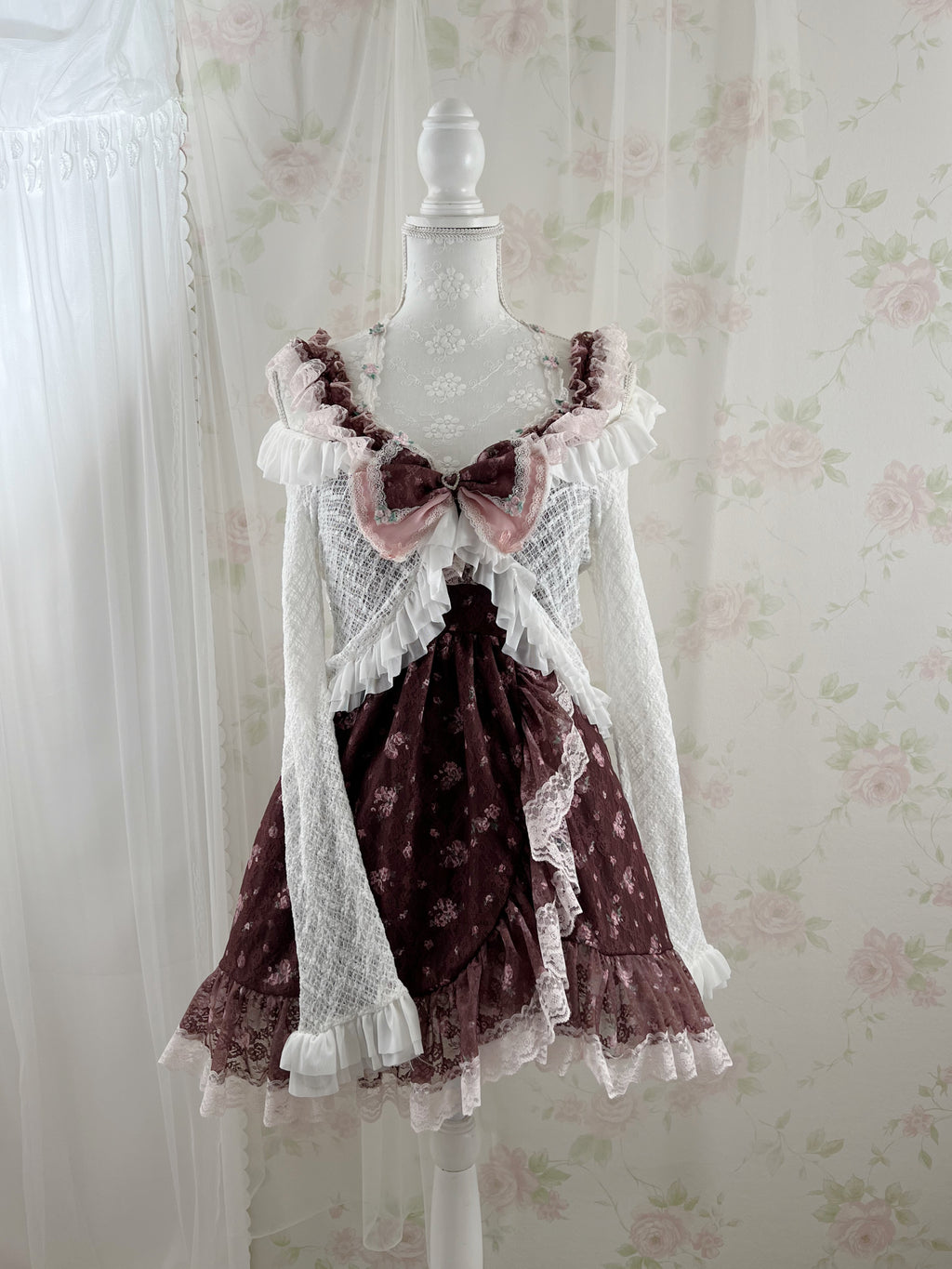 (Pre-order)Vintage Angel Tailor Fairy Pretty Dress (Brown)
