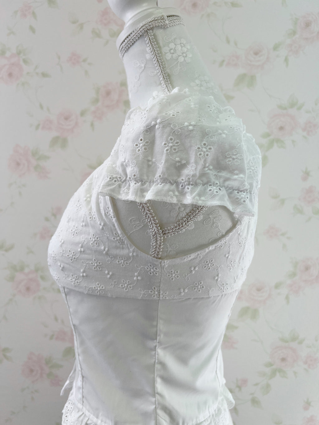 Shoujo Corset Like Blouse (White)
