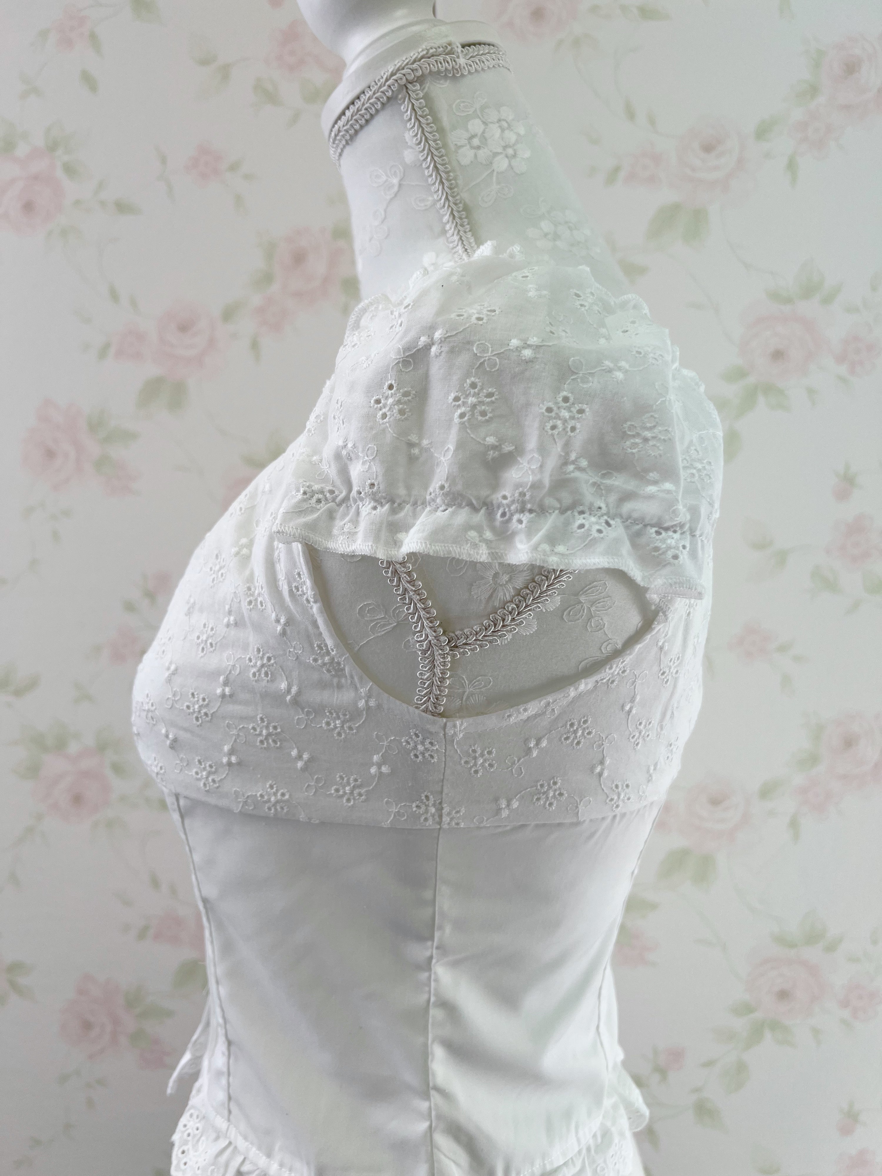 Shoujo Corset Like Blouse (White)