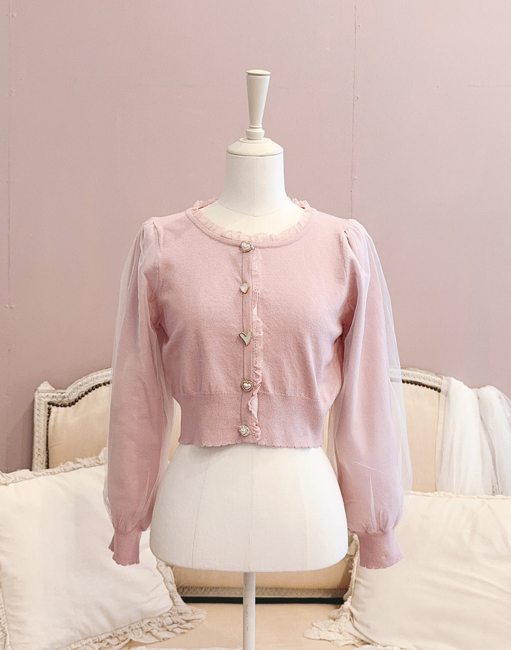 mellfy memory Dear my sweet heart cardigan