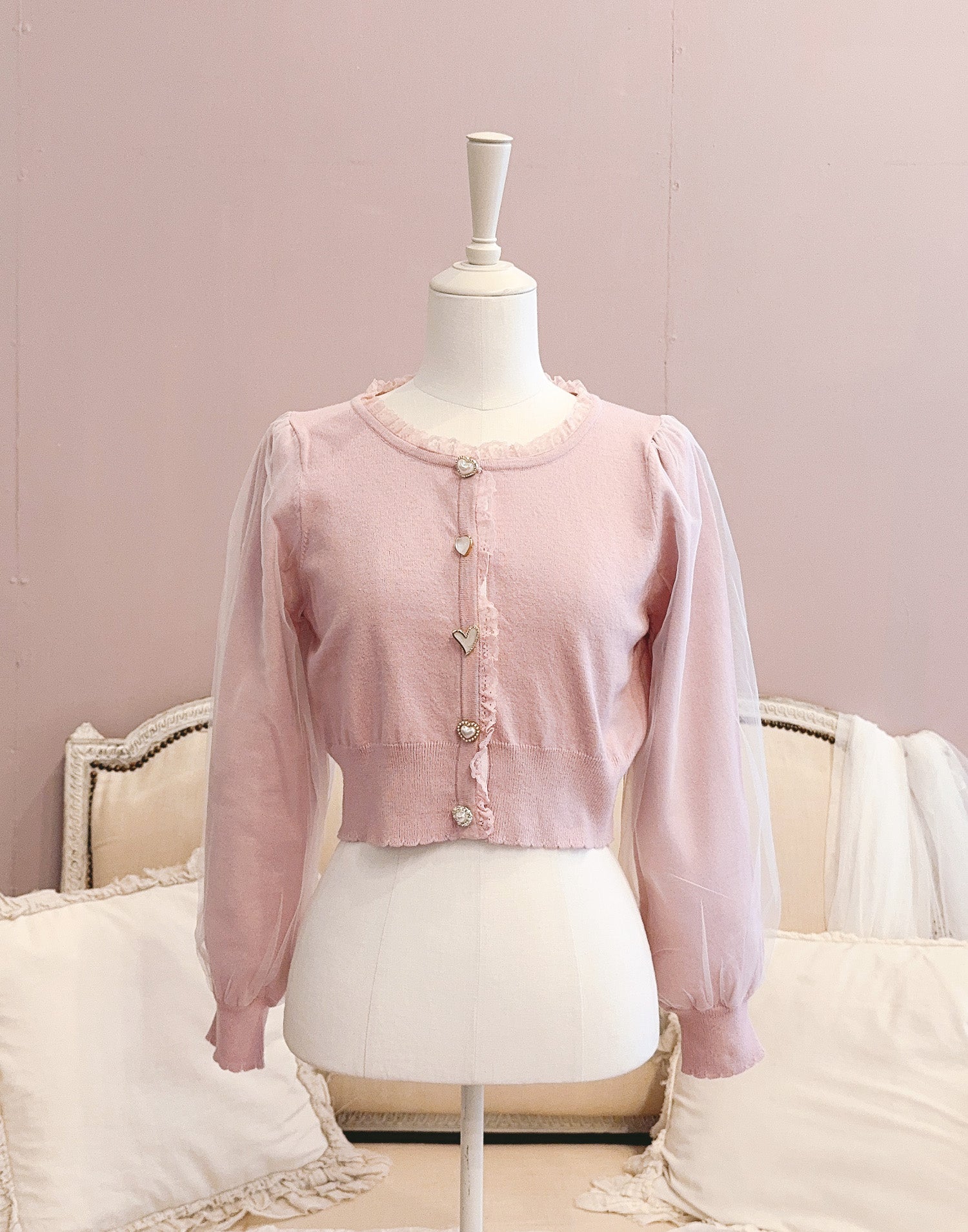 mellfy memory Dear my sweet heart cardigan