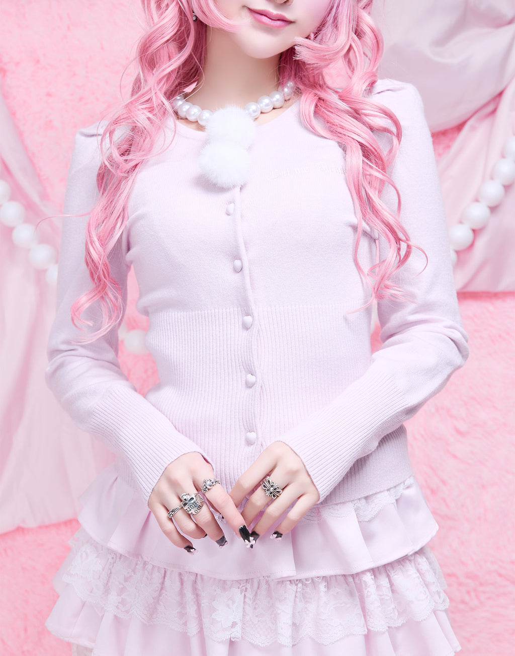 AVENCHUMU Eat Me Drink Me knit cardigan