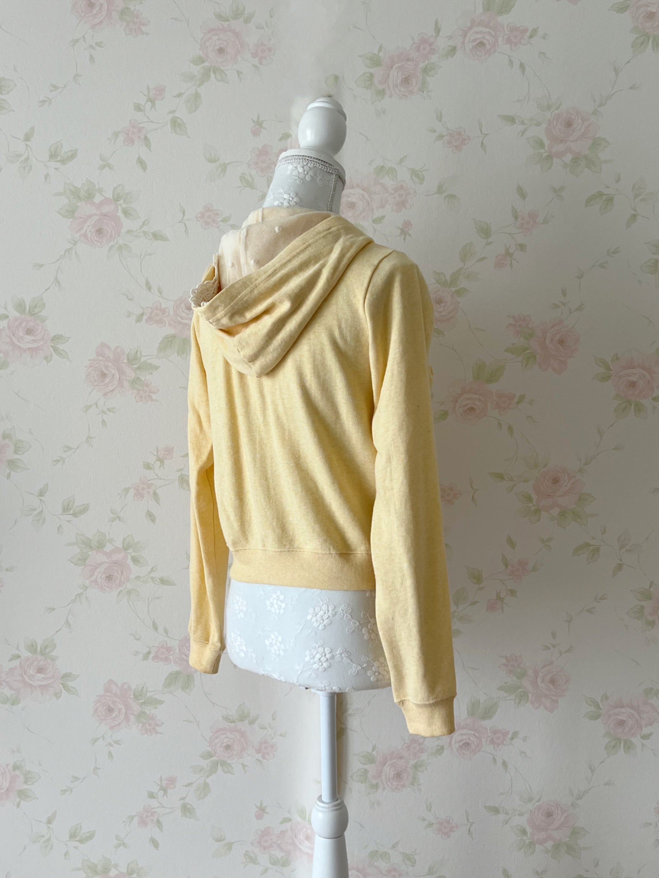 earth music & ecology Bow Pocket Lace Hoodie