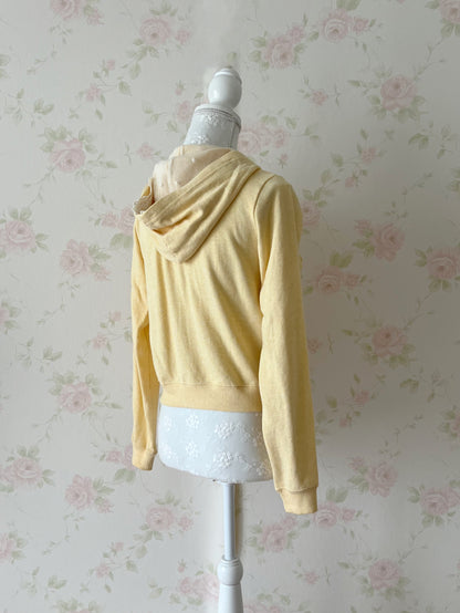 earth music & ecology Bow Pocket Lace Hoodie