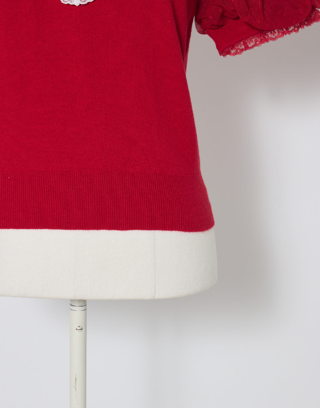 mellfy memory My love heart puff tops