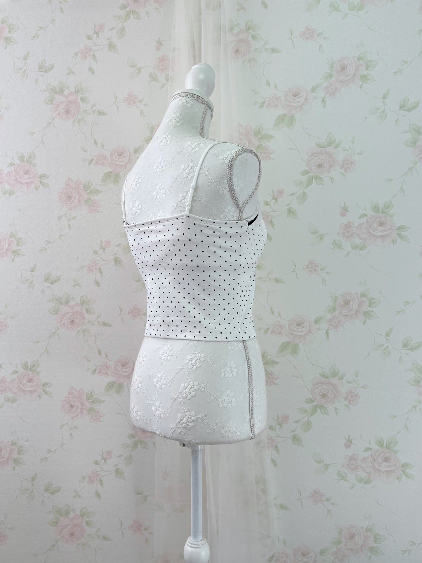 Olive des Olive Polka Dot Camisole (White)
