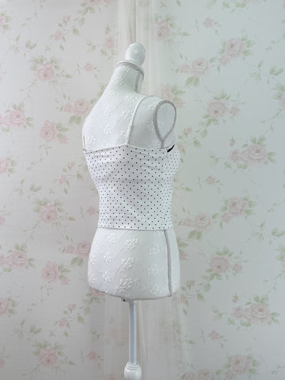 Olive des Olive Polka Dot Camisole (White)