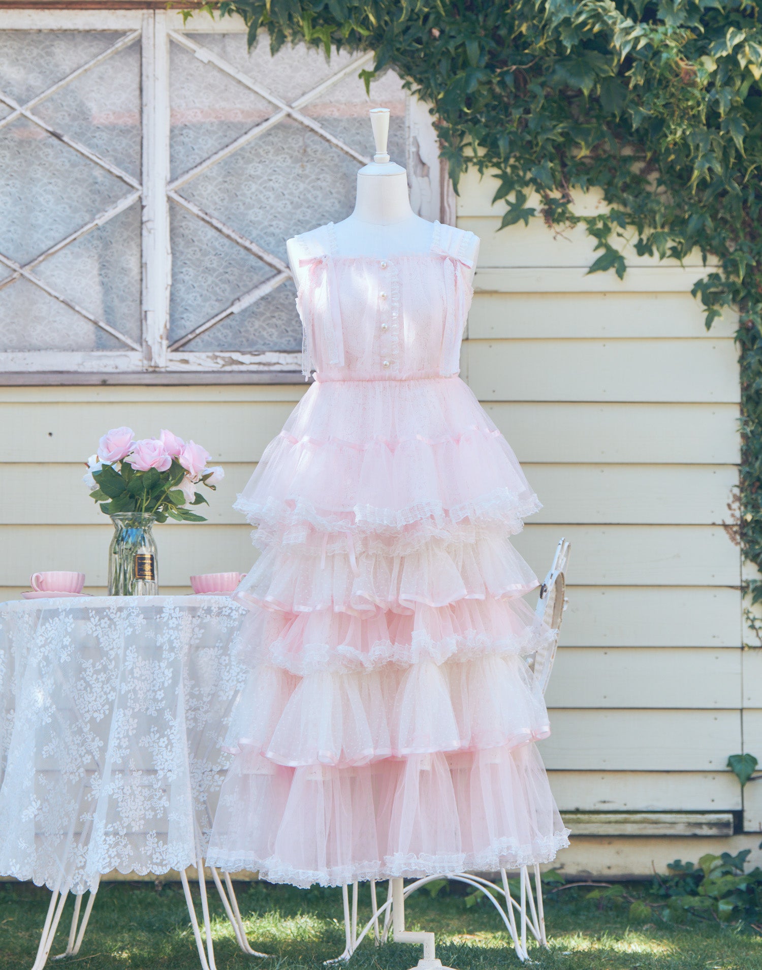 mellfy memory My sweet eden tiered long skirt