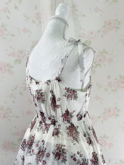 axes femme Floral Tunic Top (White)