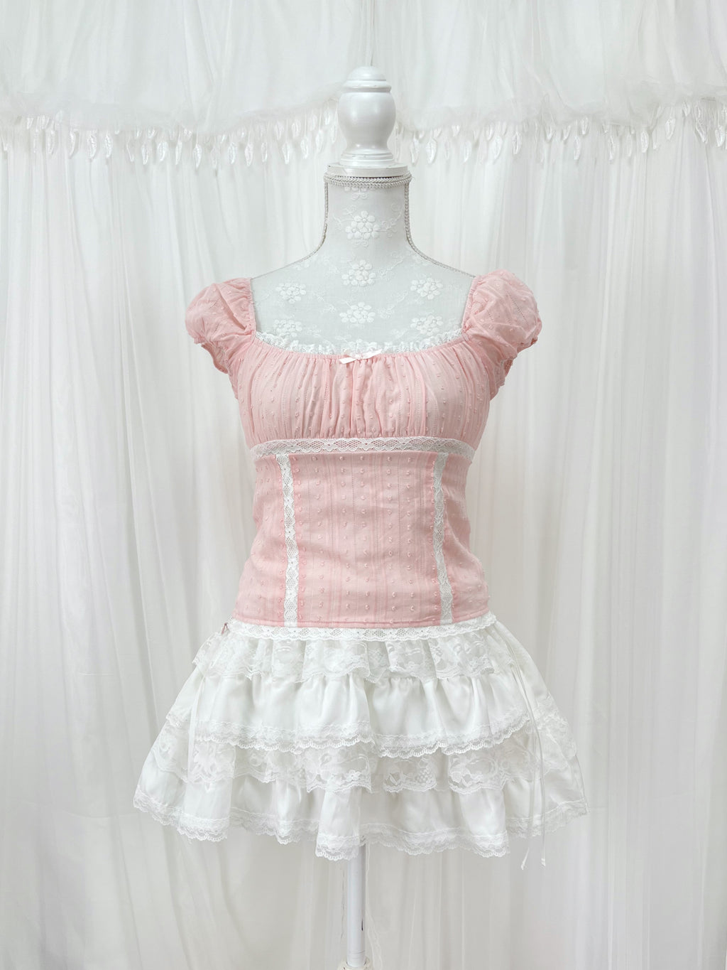 1998beforethedawn Cynthia Top(Peach Pink)