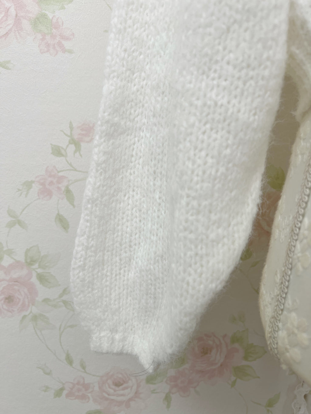Mohair Like Loose Sweater (Off White)