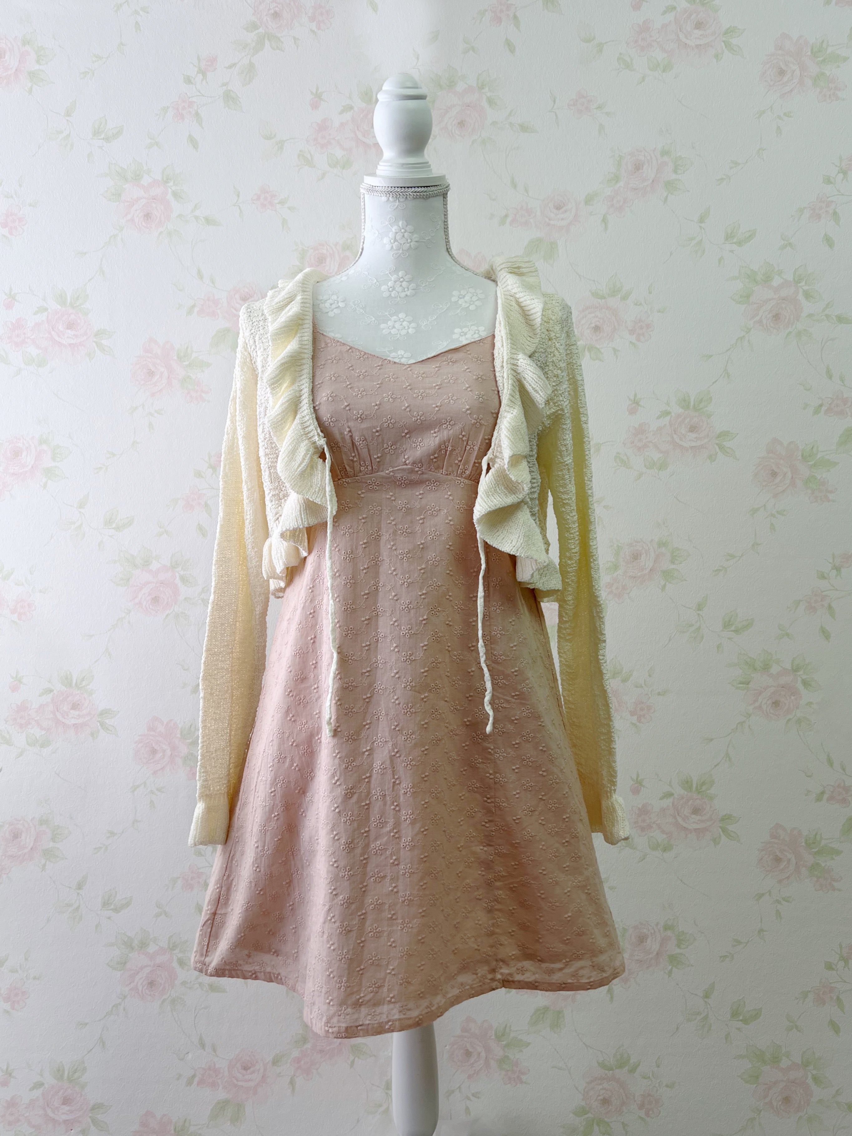 MAJESTIC LEGON Cotton Embroidery Dress