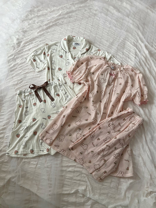 miffy Strawberry Pajama Set