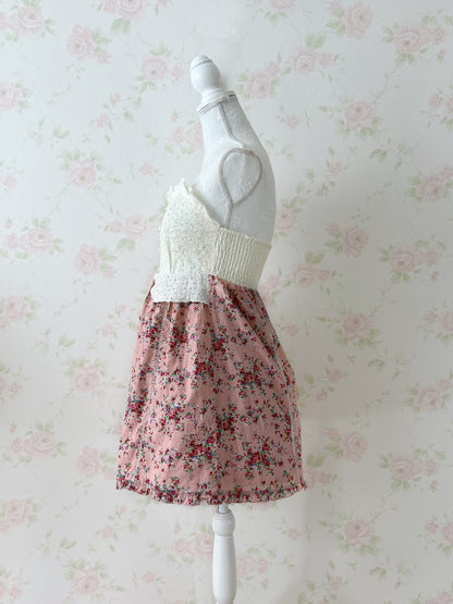 beberose Lace Bare Top Cotton Dress