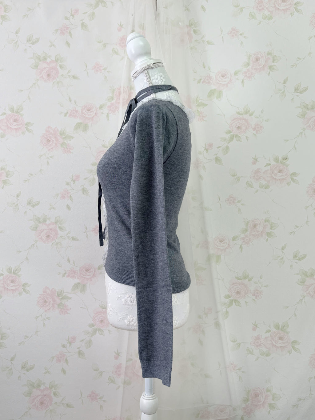 jouetie Choker Attached Top (Gray)