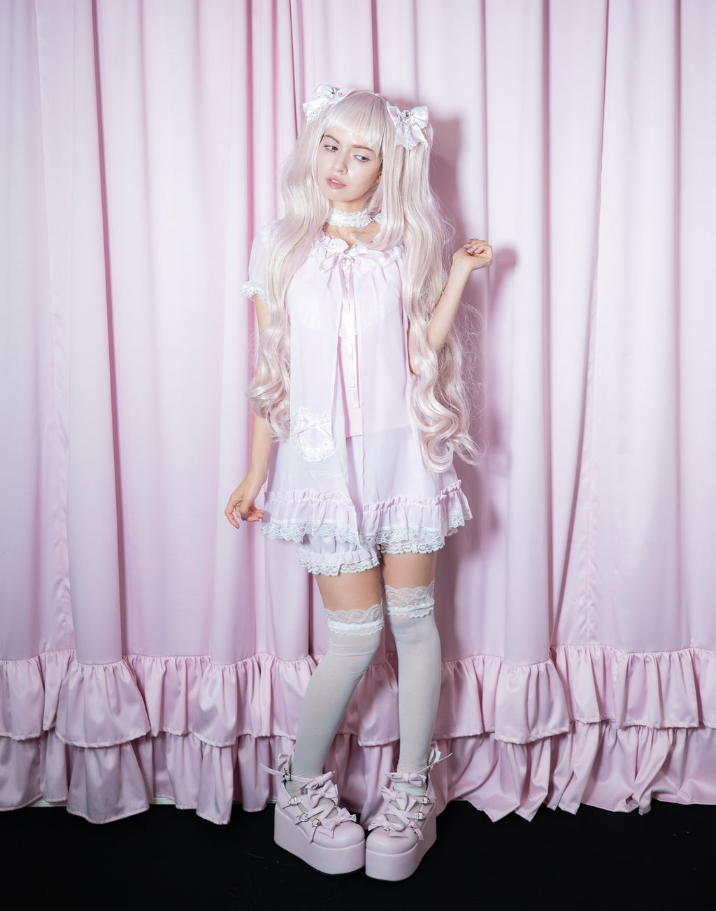 AVENCHUMU Heart pocket & baby like chiffon setup