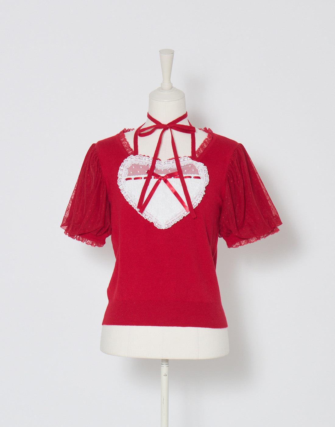 mellfy memory My love heart puff tops