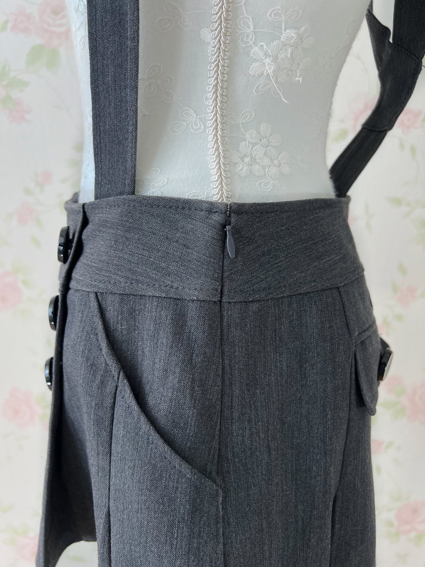 OZOC Suspender Mini Culottes