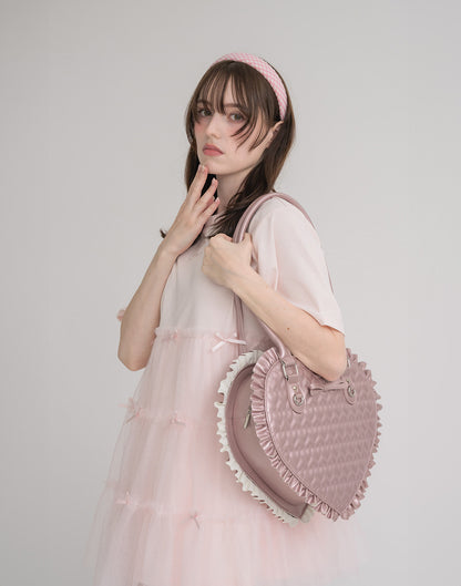 Lolime Tulle tiered cut sew mini dress