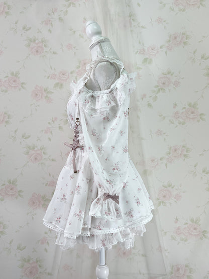 LIZ LISA Petite Floral Himekaji Tunic&Sukapan Set Up