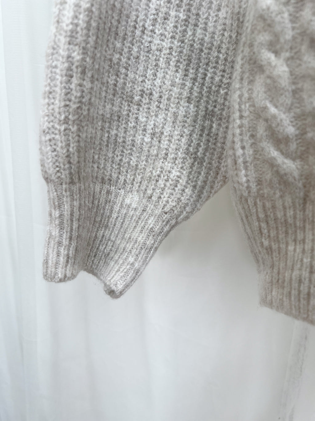 Oversized Soft Cardigan (Oatmeal)