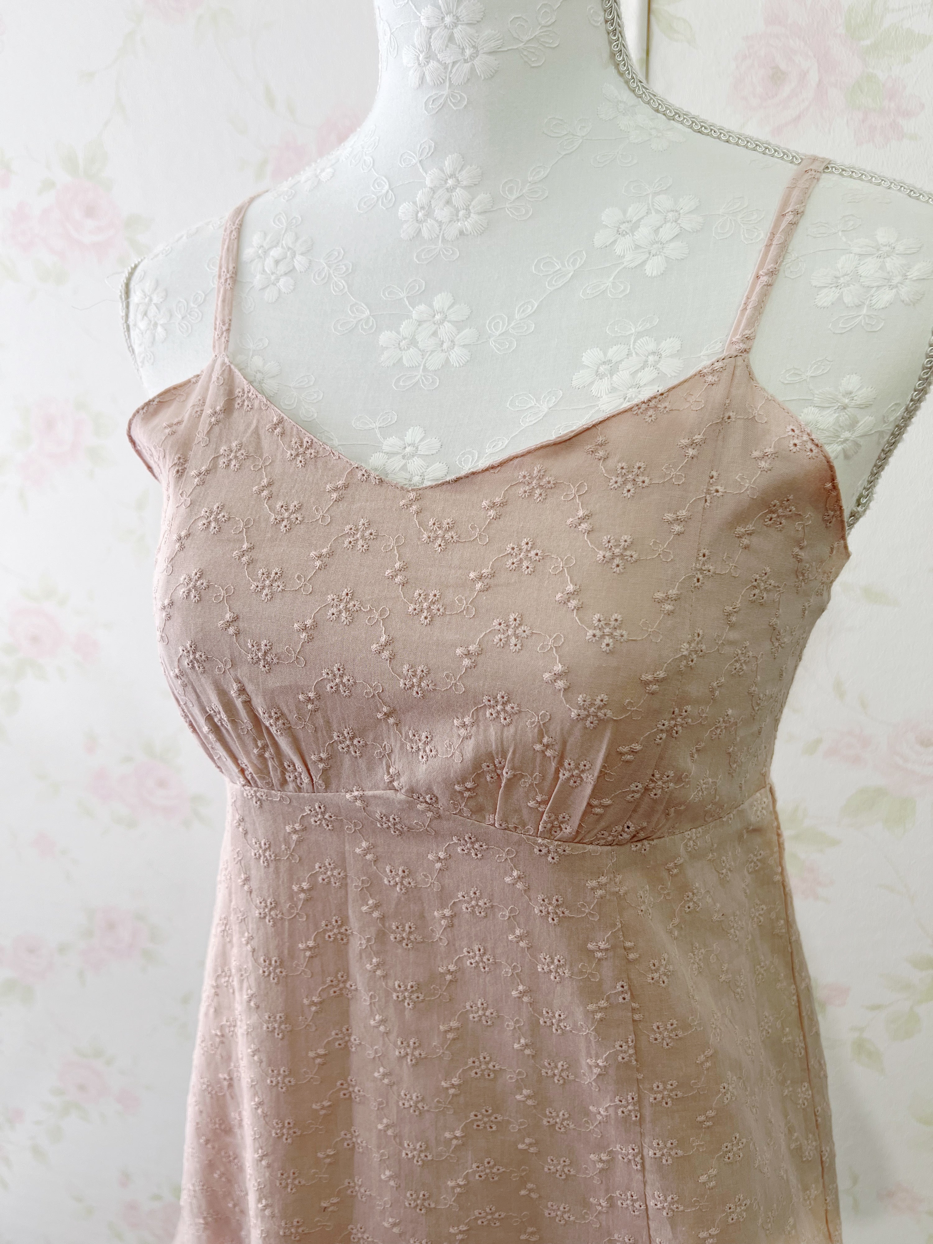 MAJESTIC LEGON Cotton Embroidery Dress