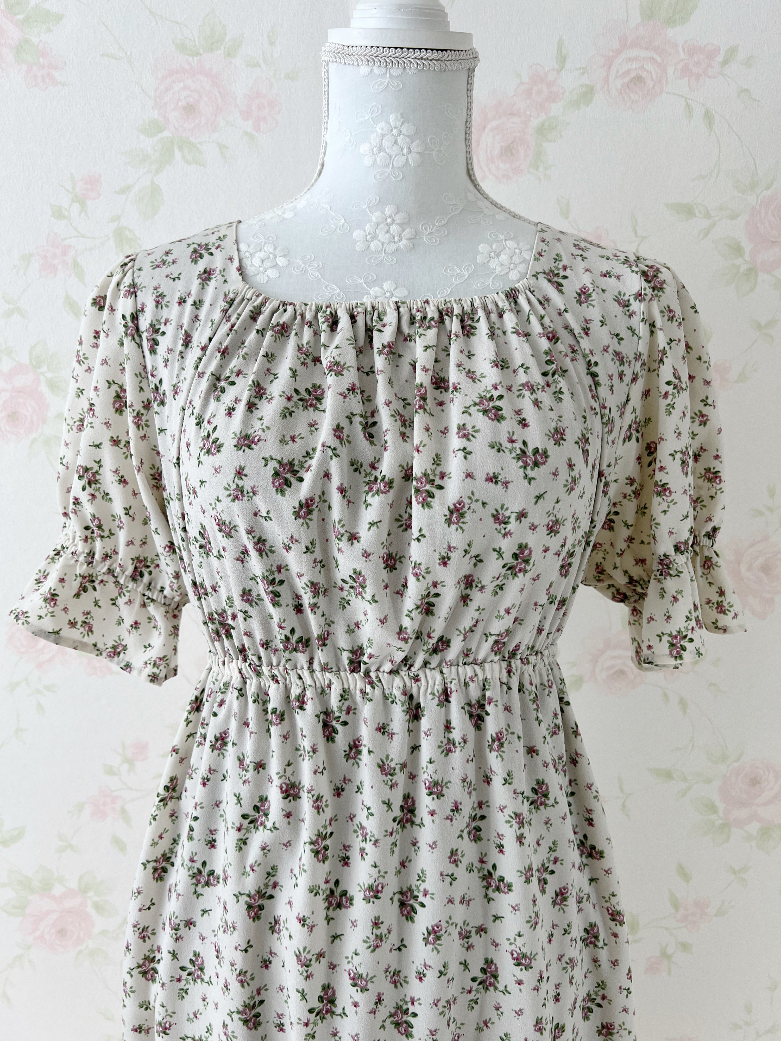 MAJESTIC LEGON Back Laced Up Prairie Dress