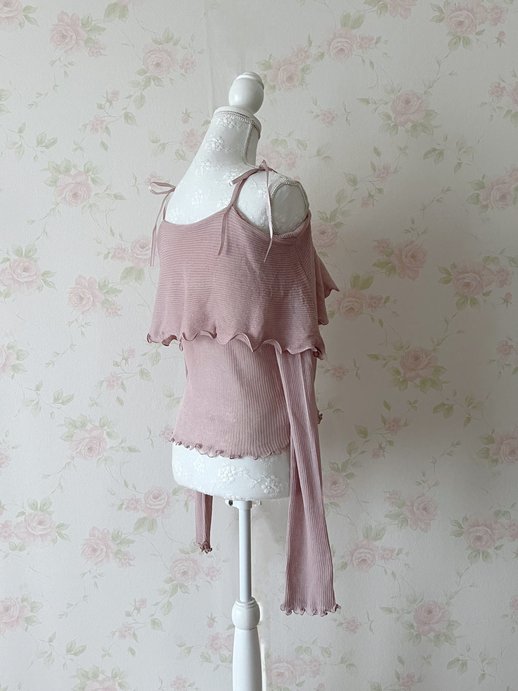 Mellow Off Shoulder Top (Pink)