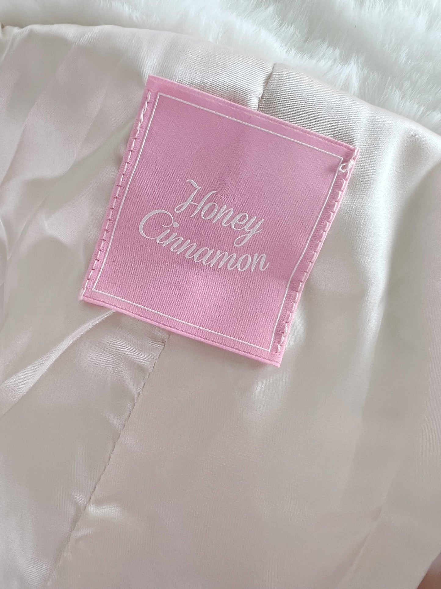 Honey Cinnamon Ribbon Quilting Jacket (Pink)