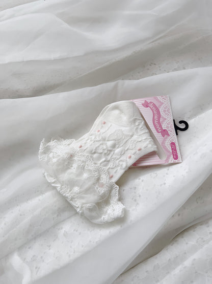 My Melody Lace Ribbon Socks