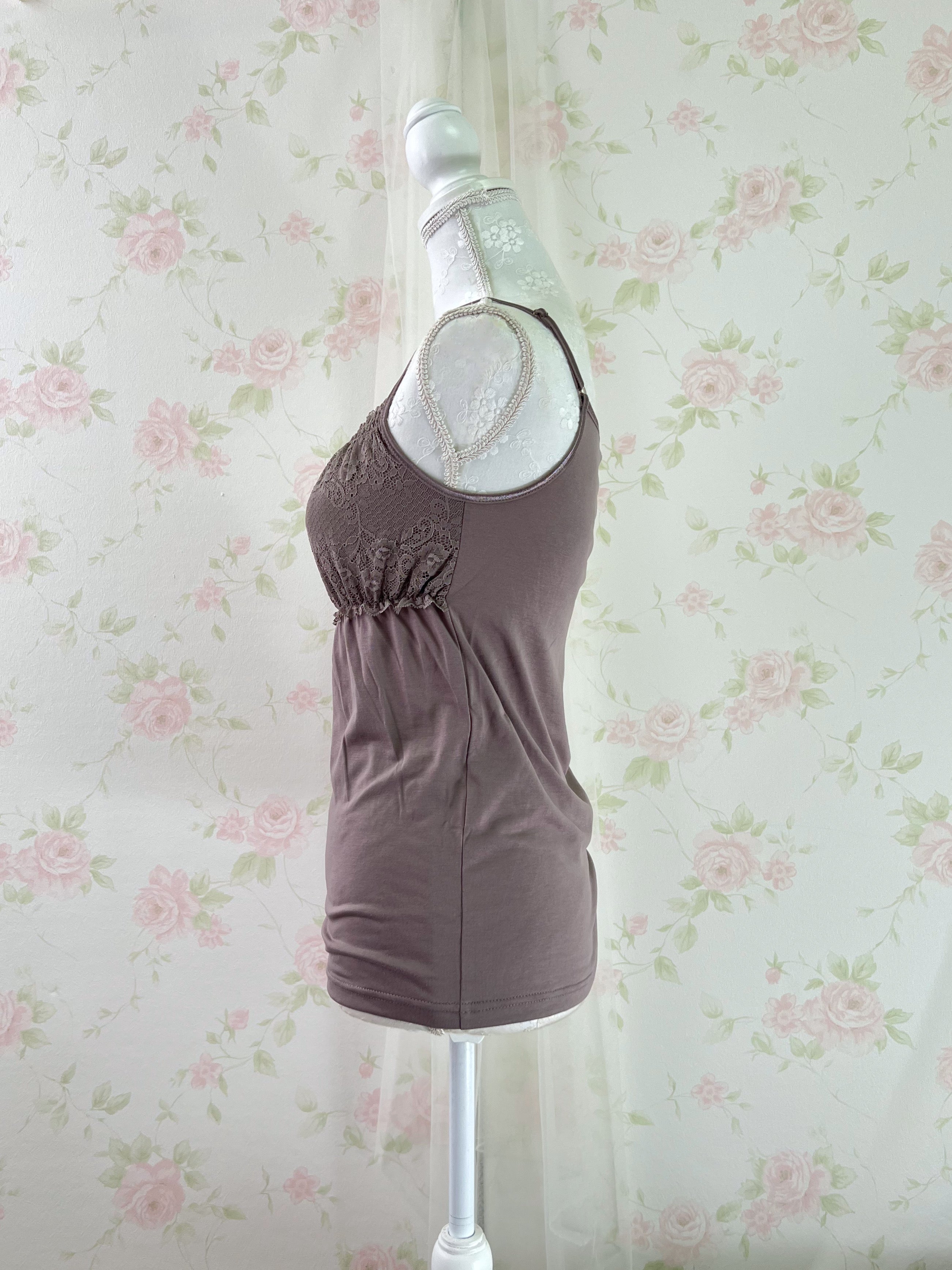 Honeys Lace Camisole (Moca)