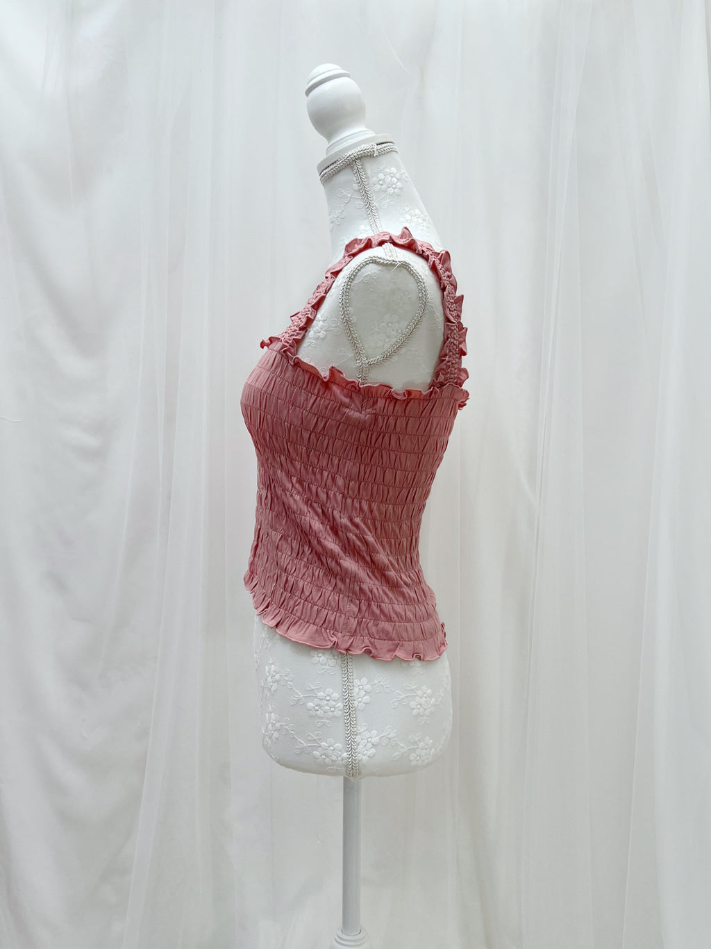 Honey’s Smocked Short Top (Pink)
