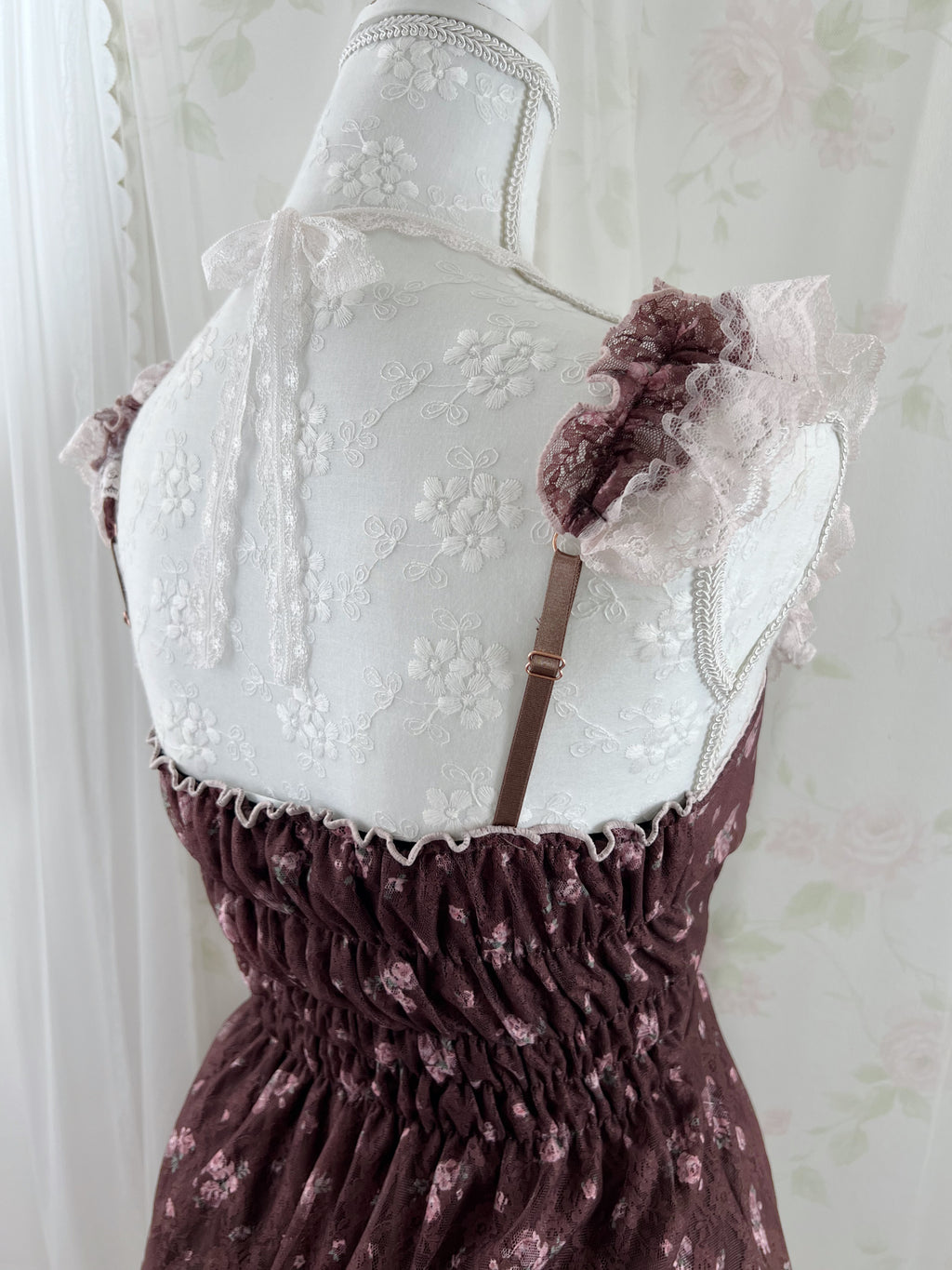 (Pre-order)Vintage Angel Tailor Fairy Pretty Dress (Brown)