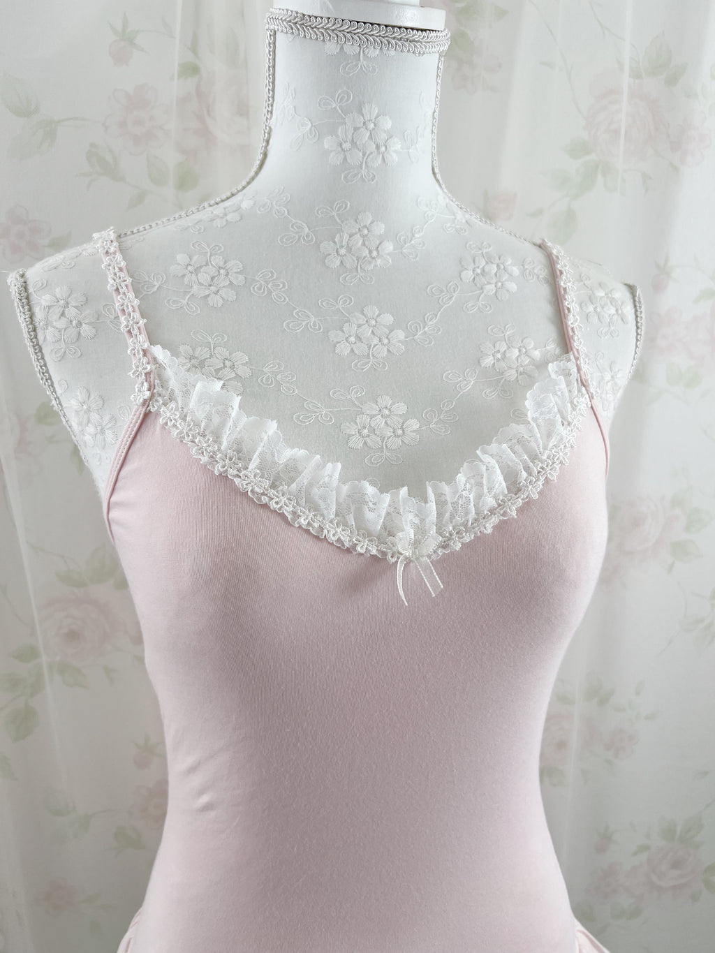 (Pre-order)Vintage Angel Tailor Pink Laloli Dress&Cami Set