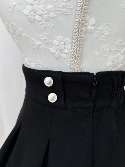 Mezzo piano junior Pleated Skirt (Black)