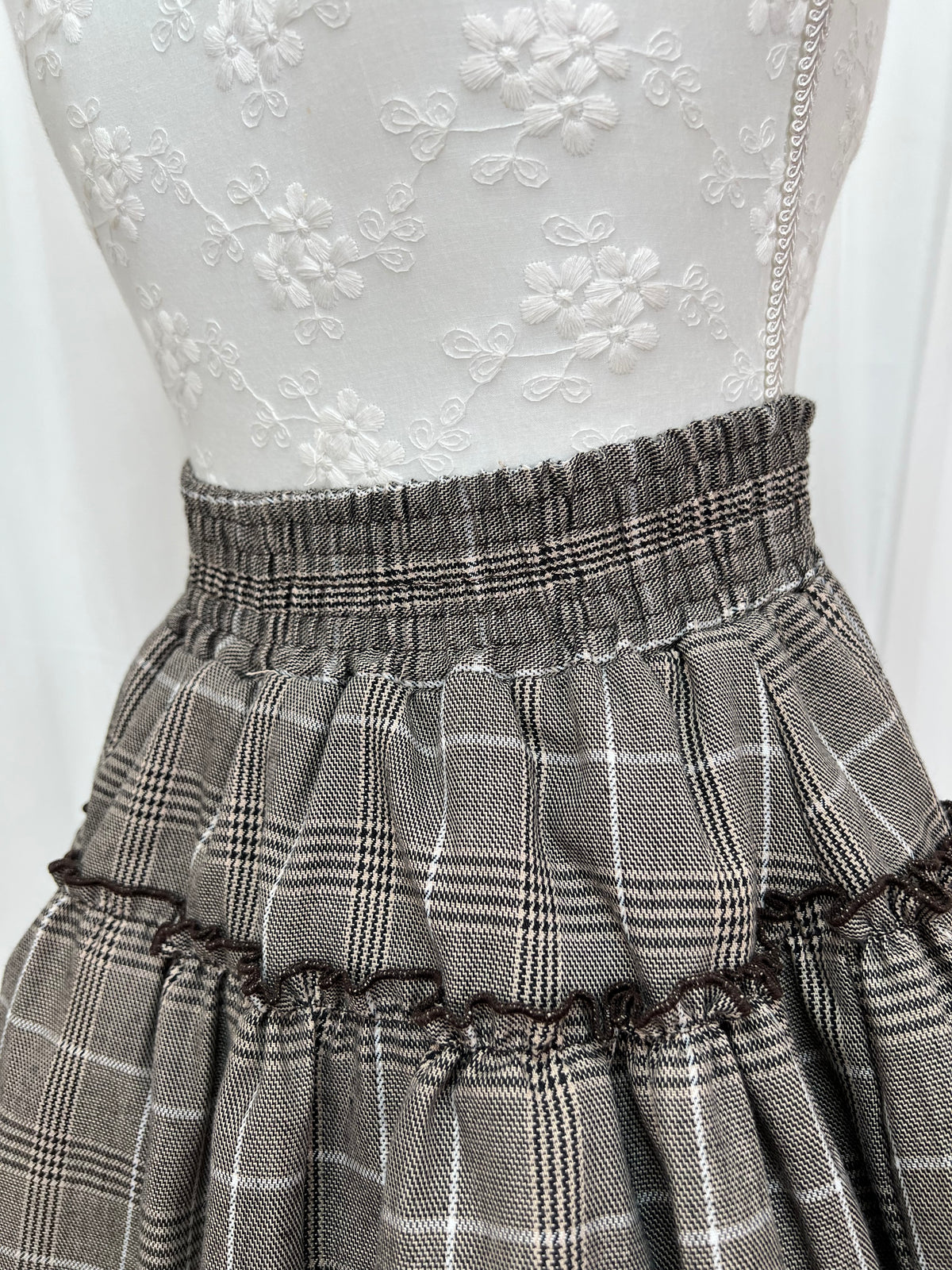2 Layered Checked Sukapan (Sweet Brown)