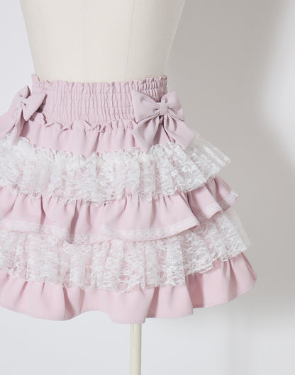 mellfy memory Lace tutu drawers mini Skirt