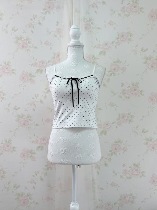 Olive des Olive Polka Dot Camisole (White)