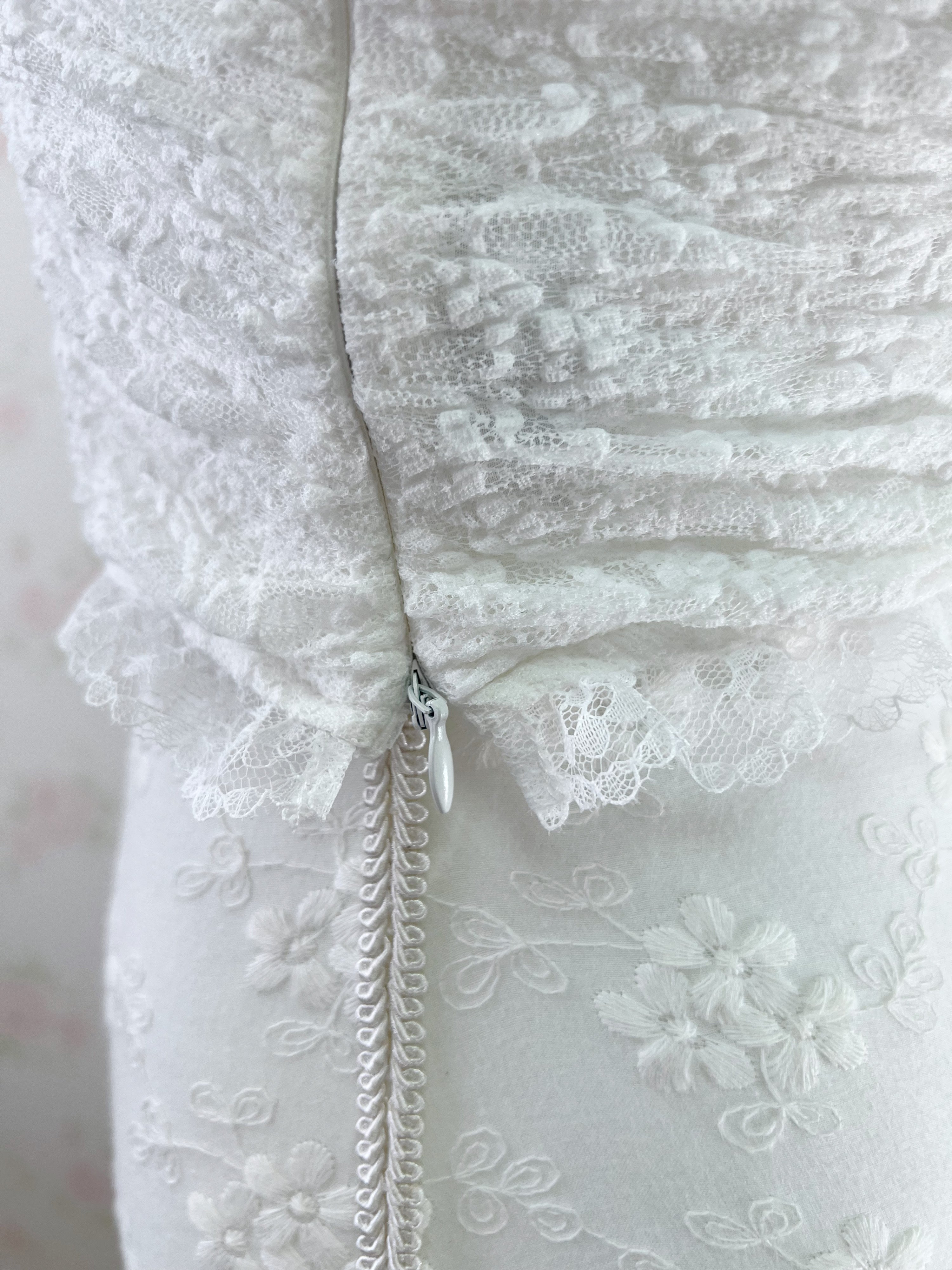 Lacy Halter Neck Camisole (White)