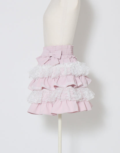 mellfy memory Lace tutu drawers mini Skirt