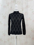 FREAK'S STORE Lace High Neck Top (Black)