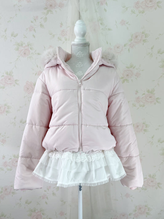 NICE CLAUP Puffer Jacket (Baby Pink)