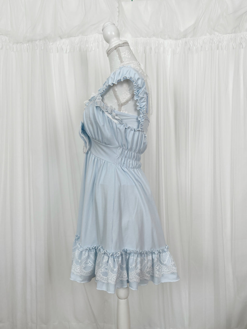 (Pre-order)Vintage Angel Blue Poppy Dress & Cami Set